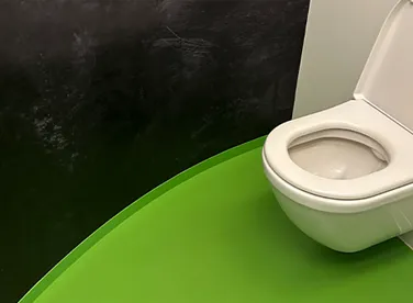 Horeca en recreatie vloeren - Vloer toilet - Vloeistofdichte vloer - Hygiënisch