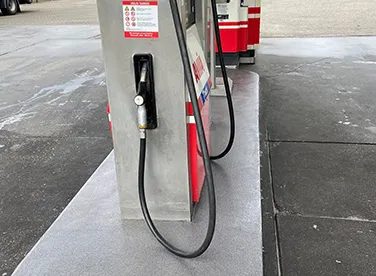 Vloer tankstation, vloeistofdihte vloer, gietvloer, epoxy vloer