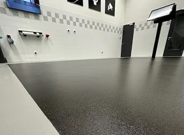 Antislip vloer werkplaats